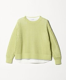 ラメライン メッシュニット+Tシャツ ‐ウォッシャブル‐ <A DAY IN THE LIFE>