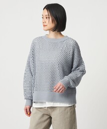 ラメライン メッシュニット+Tシャツ ‐ウォッシャブル‐ <A DAY IN THE LIFE>