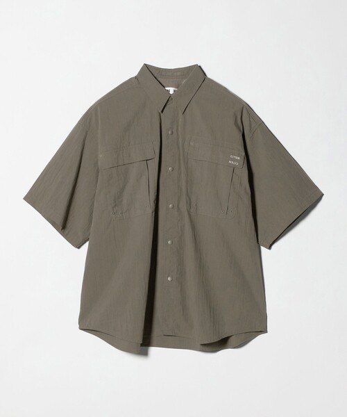 CITEN（シテン）の「＜CITEN＞ユーティリティーハーフスリーブシャツ（シャツ/ブラウス・メンズ・ダークグレー/ベージュ・L/M）」の11枚目の写真