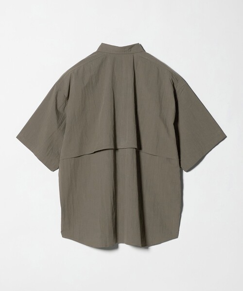 CITEN（シテン）の「＜CITEN＞ユーティリティーハーフスリーブシャツ（シャツ/ブラウス・メンズ・ダークグレー/ベージュ・L/M）」の12枚目の写真