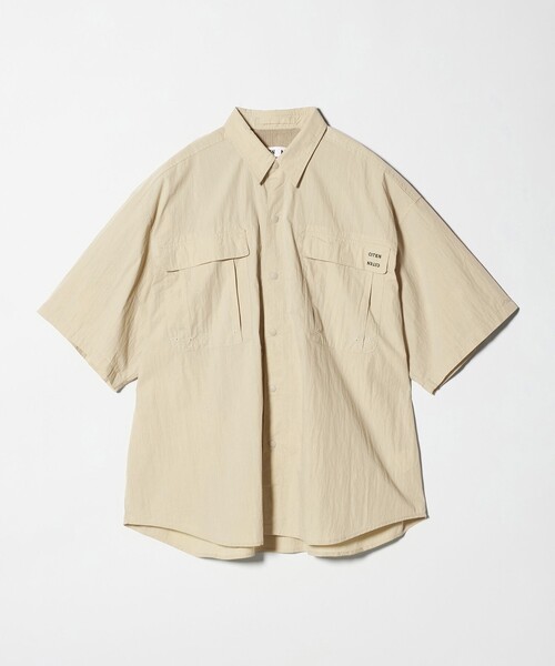 CITEN（シテン）の「＜CITEN＞ユーティリティーハーフスリーブシャツ（シャツ/ブラウス・メンズ・ダークグレー/ベージュ・L/M）」の20枚目の写真