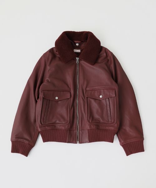 FURSAC（フルサック）Trucker jacket with sheep collar