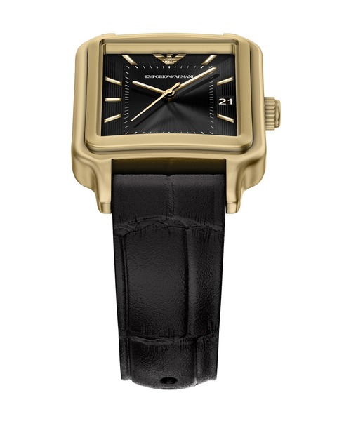 EMPORIO ARMANI（エンポリオアルマーニ）の「エンポリオ・アルマーニ 腕時計 メンズ アナログ レザー AR11757（アナログ腕時計・メンズ・ブラック・FREE）」の5枚目の写真