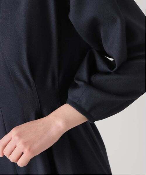 VERMEIL par iena(ヴェルメイユパーイエナ)の「《追加4》P/Ry ウエストシェイプワンピース(ワンピース・レディース・ネイビー・40/38/36)」の13枚目の写真