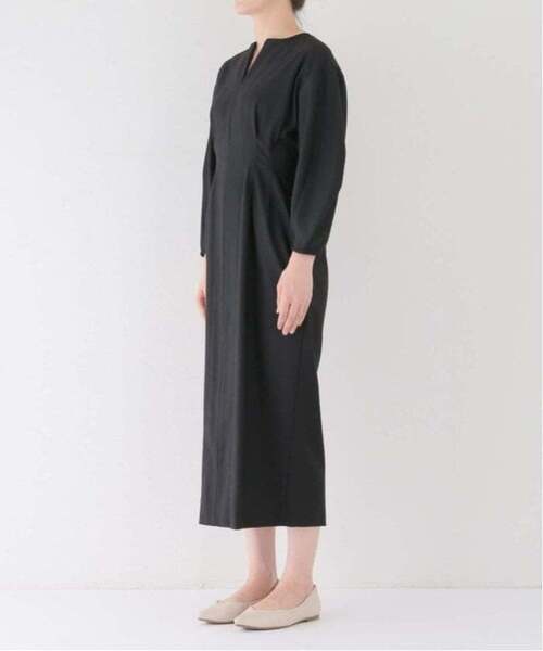 VERMEIL par iena(ヴェルメイユパーイエナ)の「《追加4》P/Ry ウエストシェイプワンピース(ワンピース・レディース・ネイビー・40/38/36)」の22枚目の写真