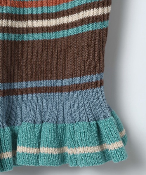 JEANASIS（ジーナシス）の「マルチボーダーカプリパンツ/652652（その他パンツ・レディース・ブルー系その他・FREE）」の10枚目の写真