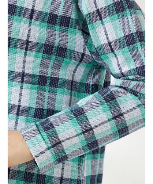 McGREGOR(マックレガー)の「オリジナルチェックコットンジャカードプルオーバー(Tシャツ/カットソー・レディース・ネイビー/キャメル/ブルー・M/L)」の9枚目の写真