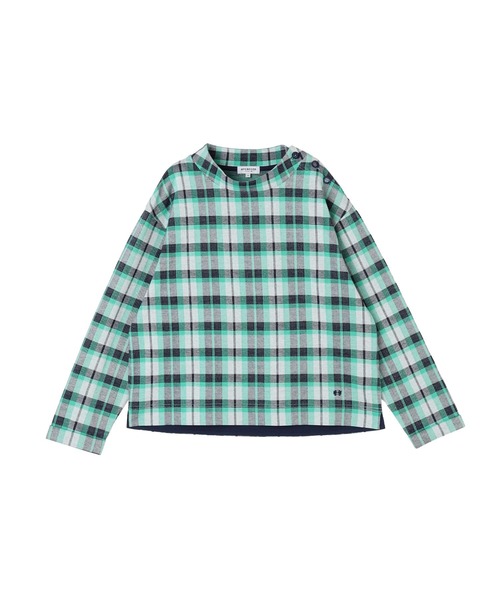 McGREGOR(マックレガー)の「オリジナルチェックコットンジャカードプルオーバー(Tシャツ/カットソー・レディース・ネイビー/キャメル/ブルー・M/L)」の15枚目の写真