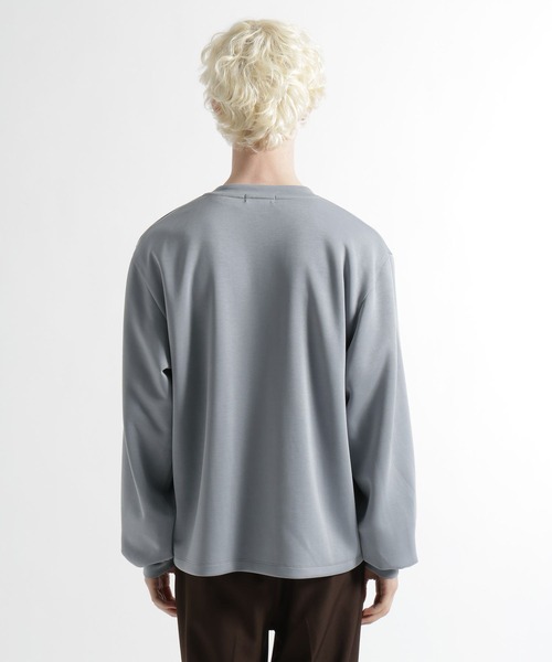 HARE（ハレ）の「シシュウヘンリーネックカット(HARE)（Tシャツ/カットソー・メンズ・ライトブルー/ブラック・FREE）」の16枚目の写真