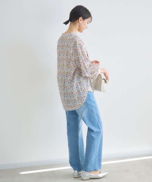 KATHARINE ROSS（キャサリンロス）の「【KATHARINE ROSS】アソートスカーフプリント長袖ブラウス（シャツ/ブラウス・レディース・イエロー/ピンク/グリーン・FREE）」の20枚目の写真