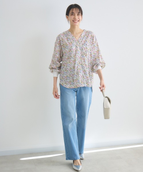 KATHARINE ROSS（キャサリンロス）の「【KATHARINE ROSS】アソートスカーフプリント長袖ブラウス（シャツ/ブラウス・レディース・イエロー/ピンク/グリーン・FREE）」の19枚目の写真