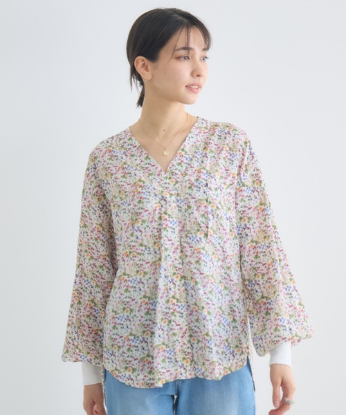 KATHARINE ROSS（キャサリンロス）の「【KATHARINE ROSS】アソートスカーフプリント長袖ブラウス（シャツ/ブラウス・レディース・イエロー/ピンク/グリーン・FREE）」の22枚目の写真