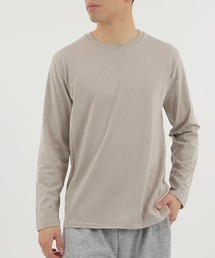 【シンプルが一番使える!ベーシックな長袖Tシャツ】メンズ綿混無地ロンT
