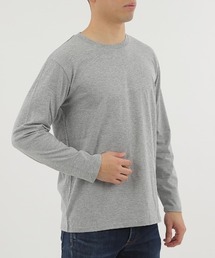 【シンプルが一番使える!ベーシックな長袖Tシャツ】メンズ綿混無地ロンT