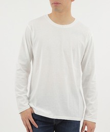 【シンプルが一番使える！ベーシックな長袖Tシャツ】メンズ綿混無地ロンＴ
