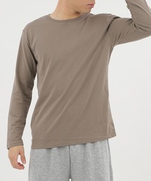 【シンプルが一番使える!ベーシックな長袖Tシャツ】メンズ綿混無地ロンT