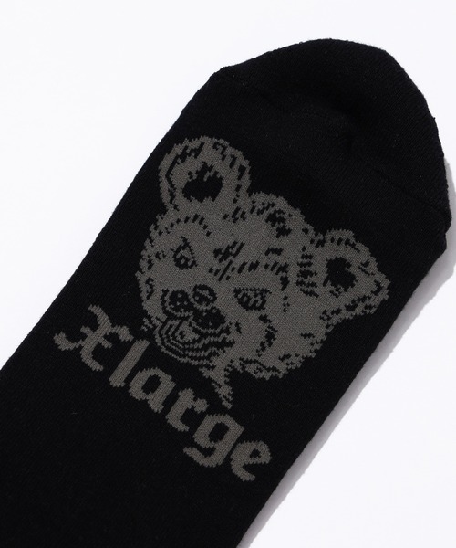 XLARGE(エクストララージ)の「BEAR SOCKS(ソックス/靴下・メンズ・ブラック/ホワイト/ネイビー/オリーブ・ONE SIZE)」の1枚目の写真