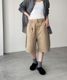 SUPERTHANKS（スーパーサンクス）の「SUPERTHANKS　ピグメントドライツイルサイドタックショーツ（その他パンツ）」