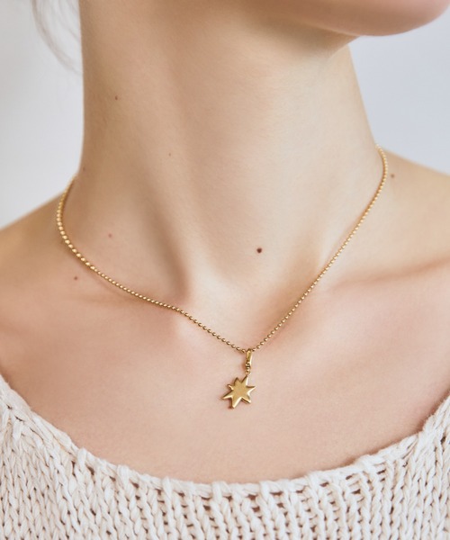 TEN.（テン）の「【新作】18KGP ボールチェーンコンビネックレス 40cm（ネックレス・レディース・ゴールド・FREE）」の4枚目の写真