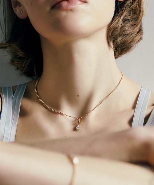 TEN.（テン）の「【新作】18KGP ボールチェーンコンビネックレス 40cm（ネックレス・レディース・ゴールド・FREE）」の7枚目の写真