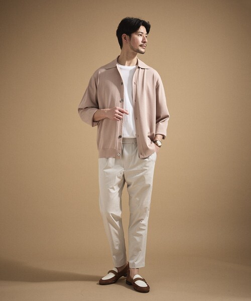 TAKEO KIKUCHI(タケオキクチ)の「【KAJIF】イージー パンツ(スラックス・メンズ・ブラック/ナチュラル・02/04/03)」の17枚目の写真