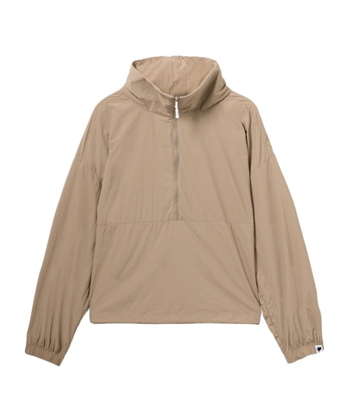 A BATHING APE（アベイシングエイプ）の「OVERSIZE PULLOVER（パーカー・レディース・オリーブ/ベージュ・FREE）」の2枚目の写真