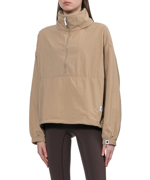 A BATHING APE（アベイシングエイプ）の「OVERSIZE PULLOVER（パーカー・レディース・オリーブ/ベージュ・FREE）」の5枚目の写真