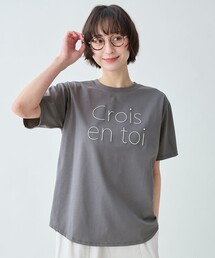 アソートロゴラウンドヘムTシャツ