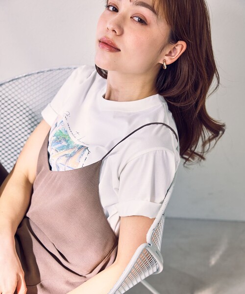 ANY(エニィ)の「アソートロゴラウンドヘムTシャツ(Tシャツ/カットソー・レディース・ホワイト系/ホワイト系1/ホワイト系2/グレー系/グレー系3・X-LARGE)」の6枚目の写真