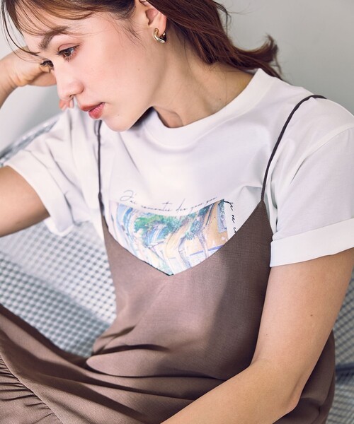 ANY(エニィ)の「アソートロゴラウンドヘムTシャツ(Tシャツ/カットソー・レディース・ホワイト系/ホワイト系1/ホワイト系2/グレー系/グレー系3・X-LARGE)」の7枚目の写真