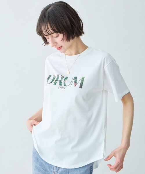 ANY(エニィ)の「アソートロゴラウンドヘムTシャツ(Tシャツ/カットソー・レディース・ホワイト系/ホワイト系1/ホワイト系2/グレー系/グレー系3・X-LARGE)」の12枚目の写真