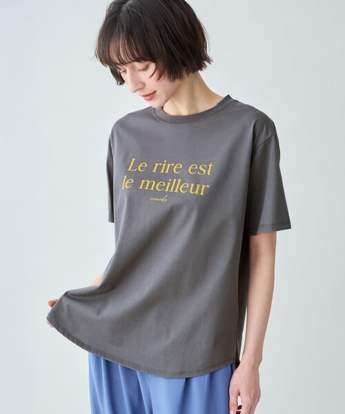 ANY(エニィ)の「アソートロゴラウンドヘムTシャツ(Tシャツ/カットソー・レディース・ホワイト系/ホワイト系1/ホワイト系2/グレー系/グレー系3・X-LARGE)」の20枚目の写真