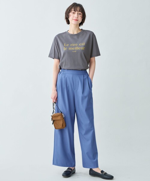 ANY(エニィ)の「アソートロゴラウンドヘムTシャツ(Tシャツ/カットソー・レディース・ホワイト系/ホワイト系1/ホワイト系2/グレー系/グレー系3・X-LARGE)」の21枚目の写真