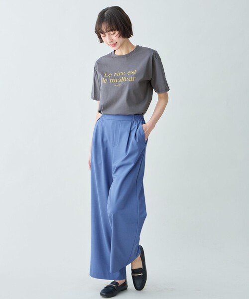 ANY(エニィ)の「アソートロゴラウンドヘムTシャツ(Tシャツ/カットソー・レディース・ホワイト系/ホワイト系1/ホワイト系2/グレー系/グレー系3・X-LARGE)」の22枚目の写真