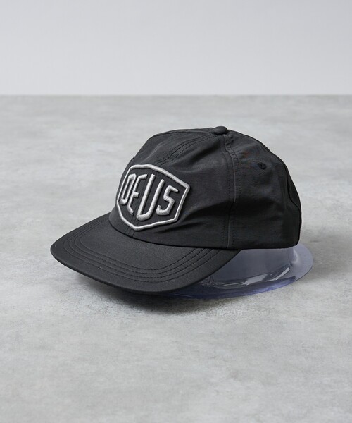 DEUS EX MACHINA(デウスエクスマキナ)の「【Deus Ex Machina / デウスエクスマキナ】ShieldNylon Cap / ナイロン キャップ / 帽子 / ユニセックス(キャップ・メンズ・レモンイエロー/ブラック・フリー)」の7枚目の写真