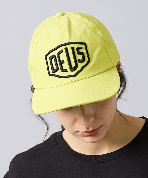 DEUS EX MACHINA(デウスエクスマキナ)の「【Deus Ex Machina / デウスエクスマキナ】ShieldNylon Cap / ナイロン キャップ / 帽子 / ユニセックス(キャップ・メンズ・レモンイエロー/ブラック・フリー)」の15枚目の写真