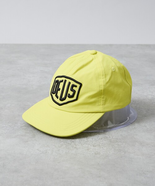 DEUS EX MACHINA(デウスエクスマキナ)の「【Deus Ex Machina / デウスエクスマキナ】ShieldNylon Cap / ナイロン キャップ / 帽子 / ユニセックス(キャップ・メンズ・レモンイエロー/ブラック・フリー)」の16枚目の写真
