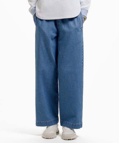 LACOSTE（ラコステ）の「ワイドレッグイージーデニムパンツ（デニムパンツ・レディース・ネイビー/ブルー・36/38/34/40）」の2枚目の写真