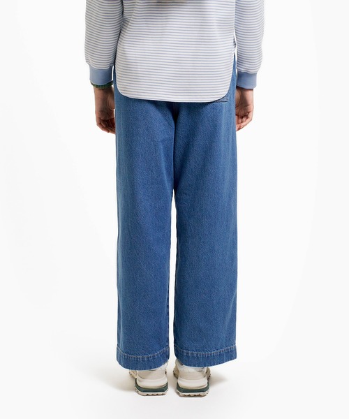 LACOSTE（ラコステ）の「ワイドレッグイージーデニムパンツ（デニムパンツ・レディース・ネイビー/ブルー・36/38/34/40）」の4枚目の写真
