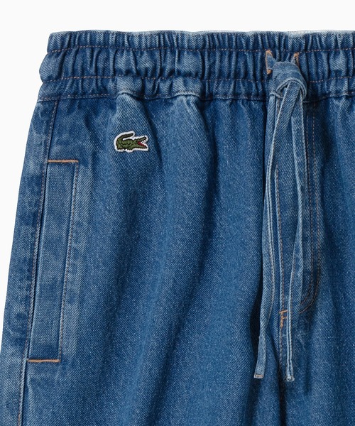 LACOSTE（ラコステ）の「ワイドレッグイージーデニムパンツ（デニムパンツ・レディース・ネイビー/ブルー・36/38/34/40）」の8枚目の写真