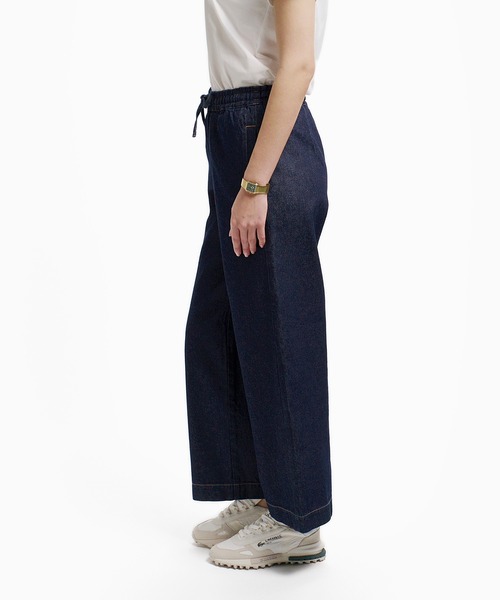 LACOSTE（ラコステ）の「ワイドレッグイージーデニムパンツ（デニムパンツ・レディース・ネイビー/ブルー・36/38/34/40）」の14枚目の写真