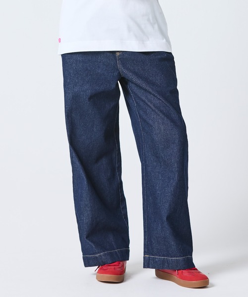 LACOSTE（ラコステ）の「ワイドレッグイージーデニムパンツ（デニムパンツ・レディース・ネイビー/ブルー・36/38/34/40）」の21枚目の写真