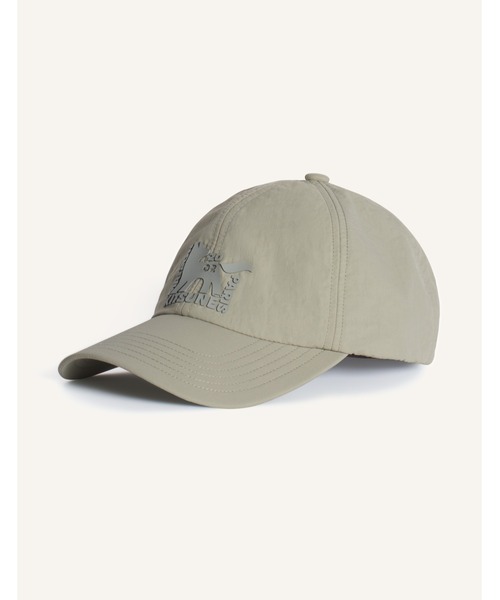 Maison Kitsune(メゾンキツネ)の「GALLERY FOX NYLON CAP(キャップ・メンズ・ライトオリーブ・U)」の2枚目の写真