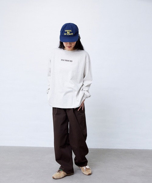Fluffy BROTHERS(フラッフィーブラザーズ)の「フルーツロンT(大人サイズ)(Tシャツ/カットソー・メンズ・オートミール・XL/L/M)」の4枚目の写真