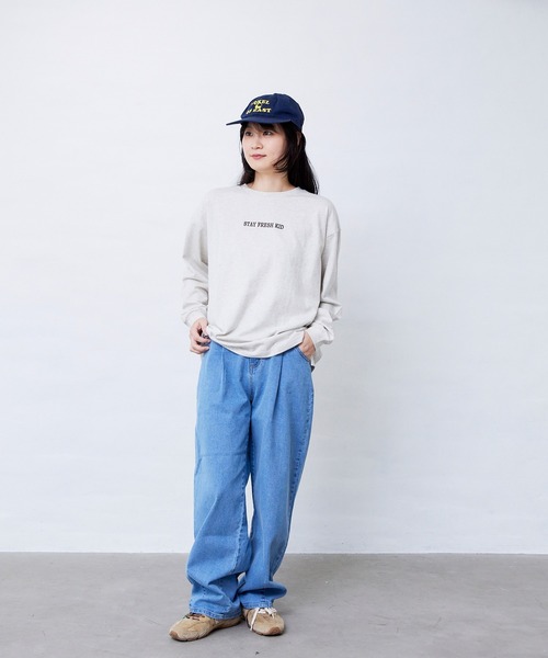Fluffy BROTHERS(フラッフィーブラザーズ)の「フルーツロンT(大人サイズ)(Tシャツ/カットソー・メンズ・オートミール・XL/L/M)」の12枚目の写真