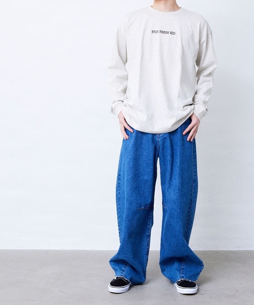 Fluffy BROTHERS(フラッフィーブラザーズ)の「フルーツロンT(大人サイズ)(Tシャツ/カットソー・メンズ・オートミール・XL/L/M)」の22枚目の写真