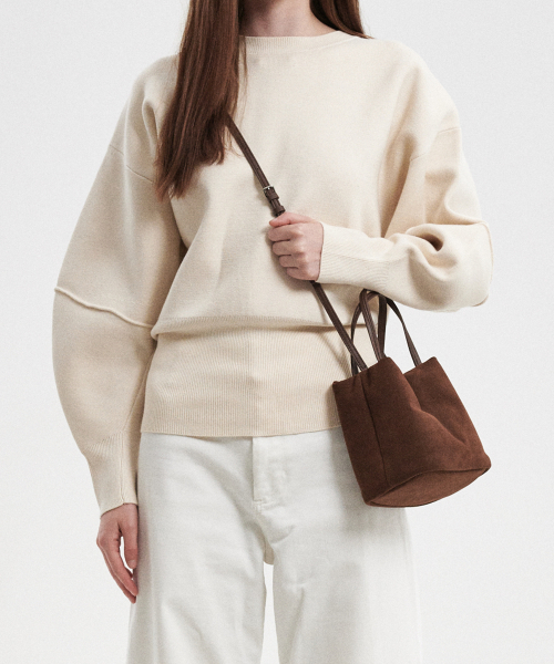 I BAG YOUR PARDON（アイバック ユア パードン）の「clover puffy BAG (4 colors)（トートバッグ・レディース・ブラウン系その他/ダークグレー/Beige/ブラック・FREE）」の7枚目の写真