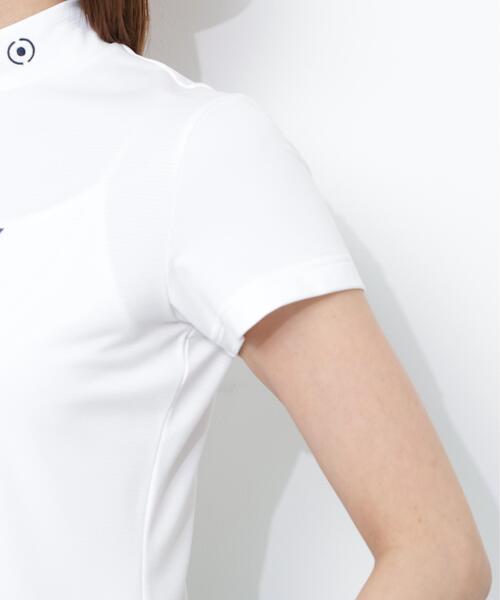 PING（ピン）の「【PING APPAREL】Ｍｒ．ＰＩＮＧプリント半袖ハイネックシャツ（Tシャツ/カットソー・レディース・ネイビー/レッド/ベージュ/ホワイト・S/LL/M/L）」の11枚目の写真