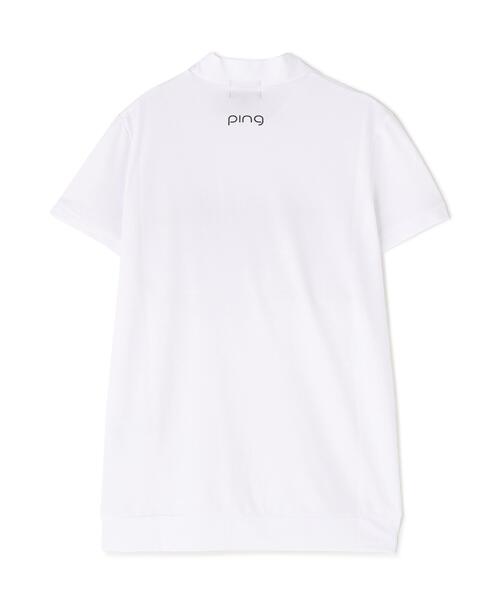 PING（ピン）の「【PING APPAREL】Ｍｒ．ＰＩＮＧプリント半袖ハイネックシャツ（Tシャツ/カットソー・レディース・ネイビー/レッド/ベージュ/ホワイト・S/LL/M/L）」の15枚目の写真