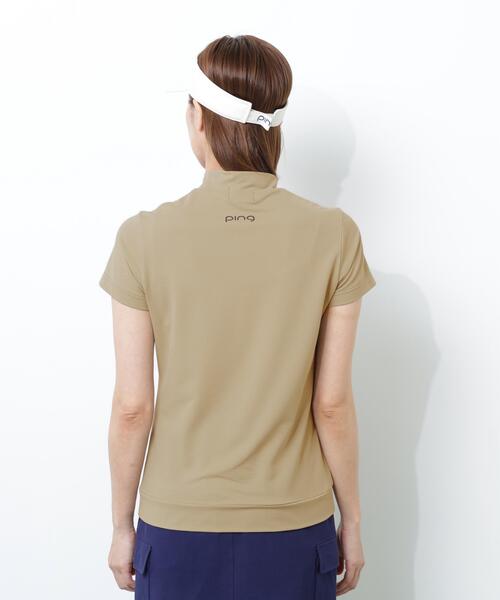 PING（ピン）の「【PING APPAREL】Ｍｒ．ＰＩＮＧプリント半袖ハイネックシャツ（Tシャツ/カットソー・レディース・ネイビー/レッド/ベージュ/ホワイト・S/LL/M/L）」の17枚目の写真